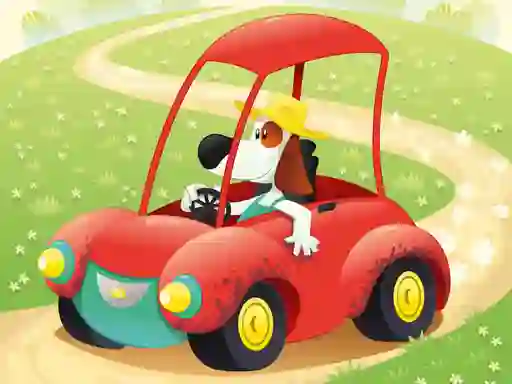 Xogo Funny Animal Ride Difference en liña