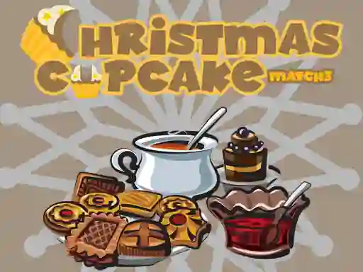 Xogo Christmas Cupcake Match 3 en liña