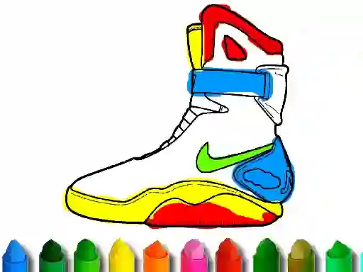 Xogo Back To School: Shoe Coloring en liña
