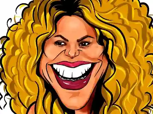 Xogo Shakira Funny Face en liña