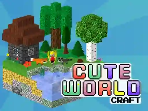 Xogo Cute World Craft en liña