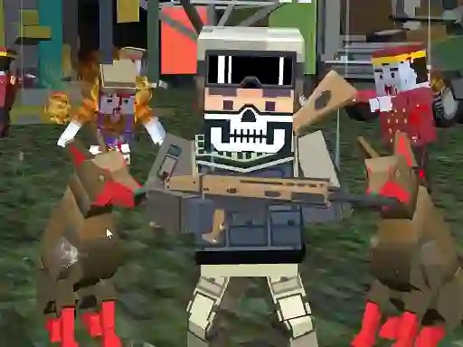 Xogo MultiGun Arena 3D Zombie Survival en liña