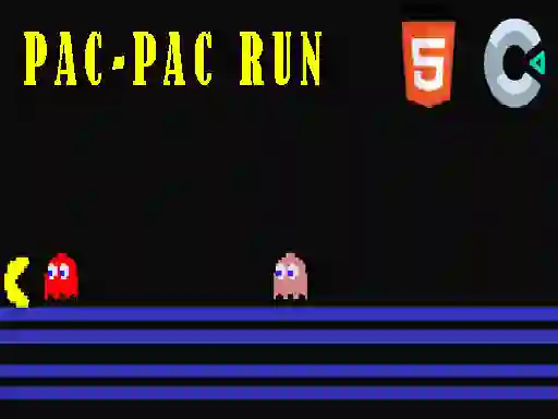 Xogo PAC-PAC RUN en liña