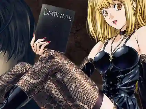 Xogo Death Note Anime Jigsaw Puzzle Collection en liña