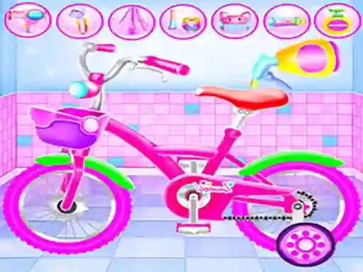 Xogo Girl Bike Fix & Washing Salon en liña
