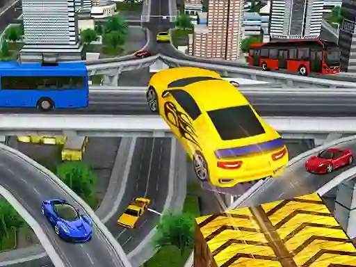Xogo Crazy Car Impossible Stunt Challenge Game en liña