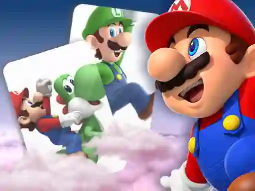 Xogo Mario Memory Card Match en liña