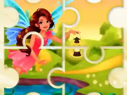 Xogo Little Cute Summer Fairies Puzzle en liña