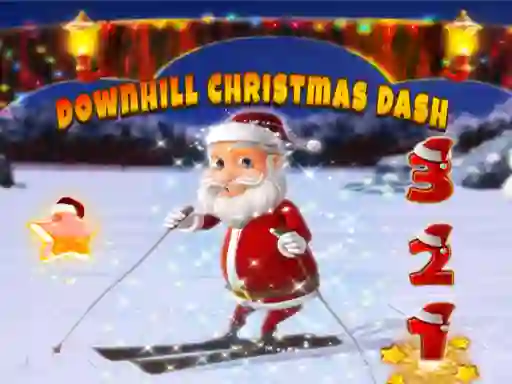 Xogo Downhill Christmas Dash en liña