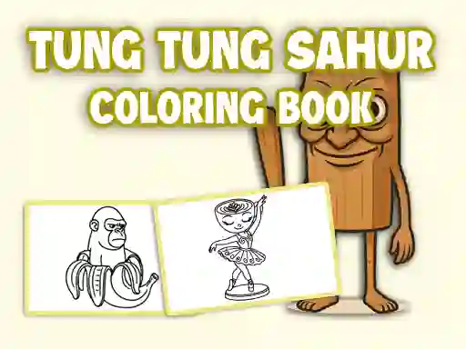 Xogo Tung Tung Sahur Coloring Book en liña
