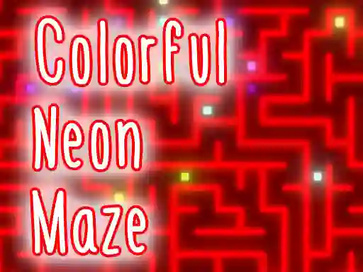 Xogo Colorful Neon Maze en liña