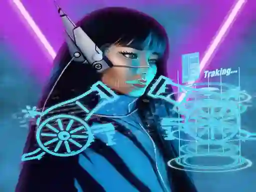 Xogo Neon Cannon en liña