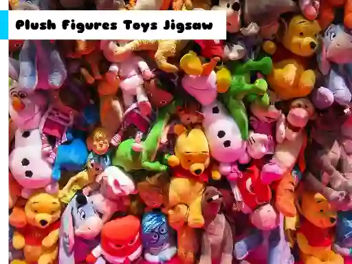 Xogo Plush Figures Toys Jigsaw en liña