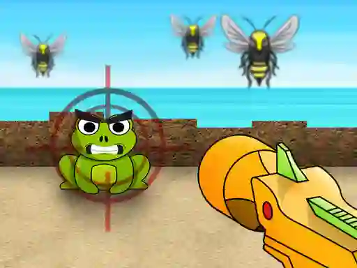 Xogo Bubble Gun Beach en liña