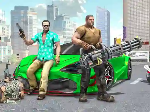 Xogo Real Gangster City Crime Car Simulator Game en liña
