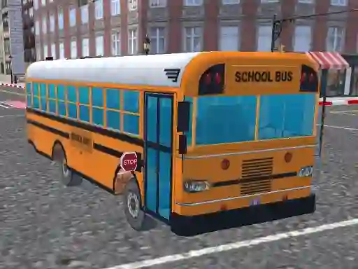 Xogo Bus School Park Driver en liña