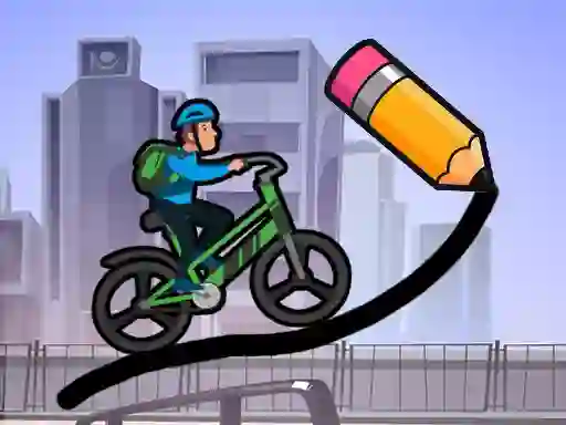 Xogo Draw The Bike Bridge en liña