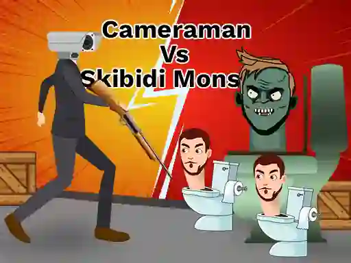 Xogo Cameraman vs Skibidi Monster: Fun Battle en liña