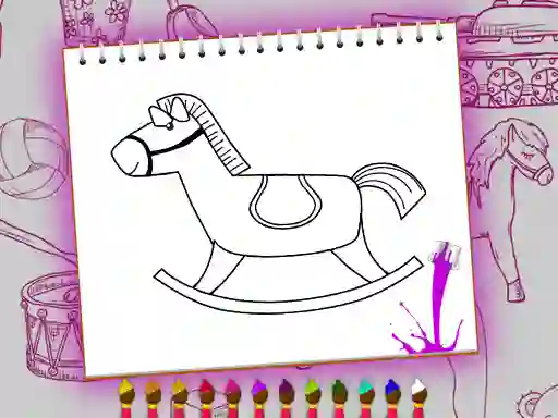 Xogo Coloring Book: Toy Shop en liña