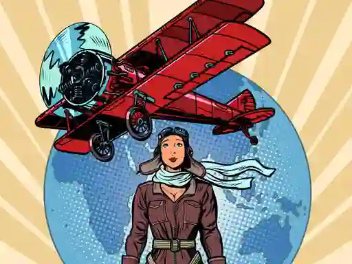 Xogo Battle Airplanes Jigsaw en liña