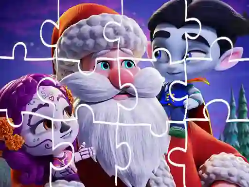 Xogo Super Monsters Christmas Jigsaw en liña