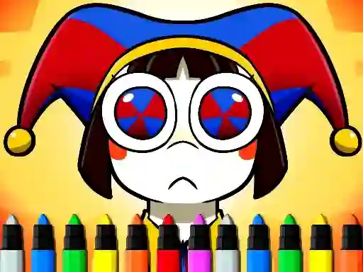 Xogo Digital Circus Coloring Adventure en liña