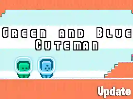 Xogo Green and Blue Cuteman en liña