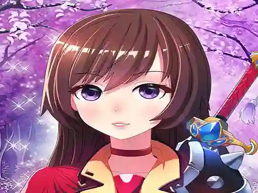 Xogo Anime Girl Fantasy Dress Up en liña