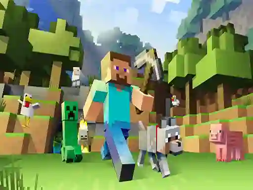 Xogo Minecraft touch en liña