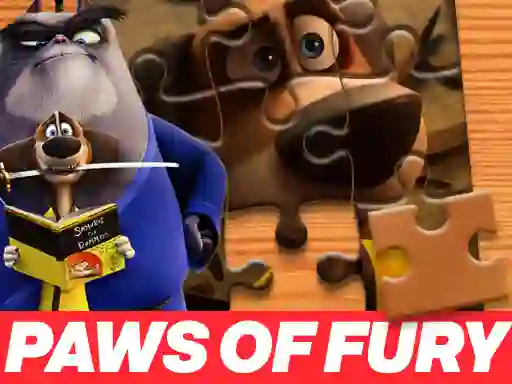 Xogo Paws of Fury The Legend of Hank Jigsaw Puzzle en liña