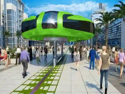 Xogo Gyroscopic Elevated Bus Simulator Public Transport en liña