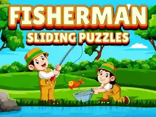 Xogo Fisherman Sliding Puzzles en liña