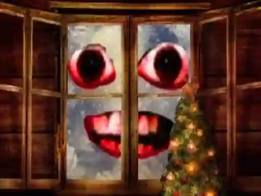 Xogo New Year: Santa Claus outside the window en liña