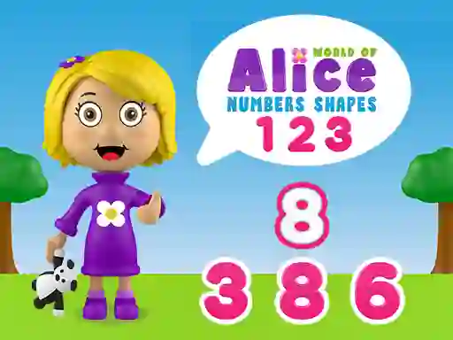 Xogo World of Alice Numbers Shapes en liña