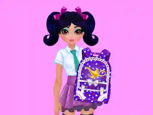 Xogo Jasmine and Elsa School Bag Design Contest en liña