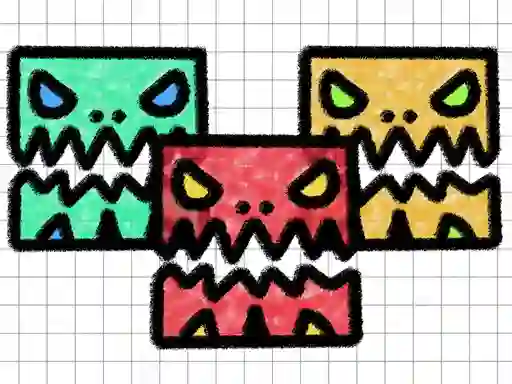 Xogo Geometry Dash Paper Note en liña