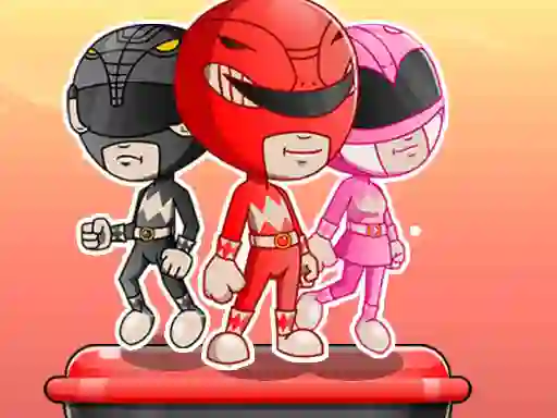Xogo Power Rangers adventure dash en liña
