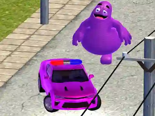 Xogo Grimace vs Police SuperCar en liña