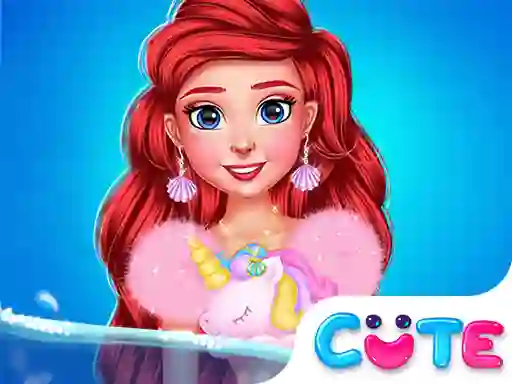 Xogo Princess Turned Into Mermaid en liña