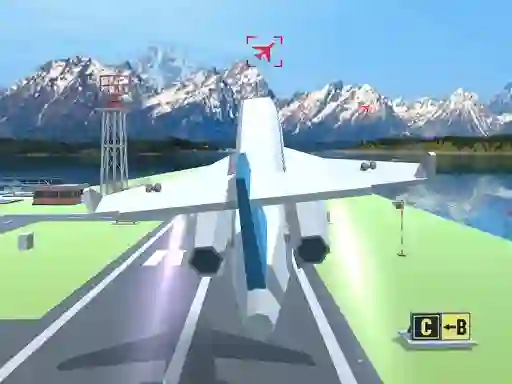 Xogo Polygon Flight Simulator en liña