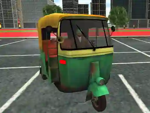 Xogo TukTuk Rickshaw City Driving Sim en liña