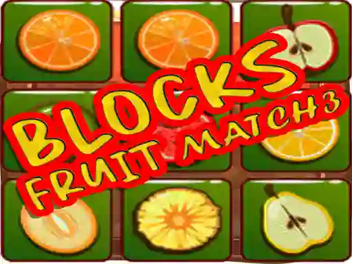 Xogo Blocks Fruit Match3 en liña