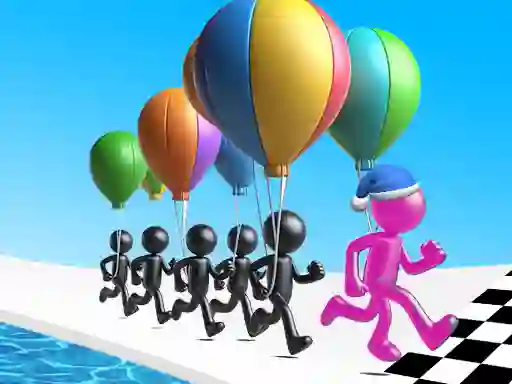 Xogo Ballon Race 3D en liña