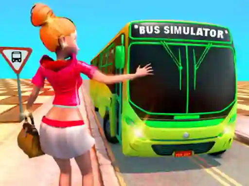 Xogo Passenger Bus Taxi Driving Simulator en liña