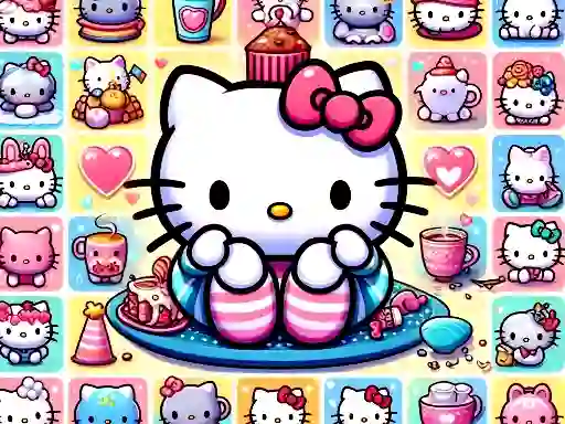 Xogo Cute Kitty Memory Challenge en liña