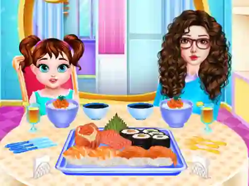 Xogo Baby Taylor Sushi Cooking en liña