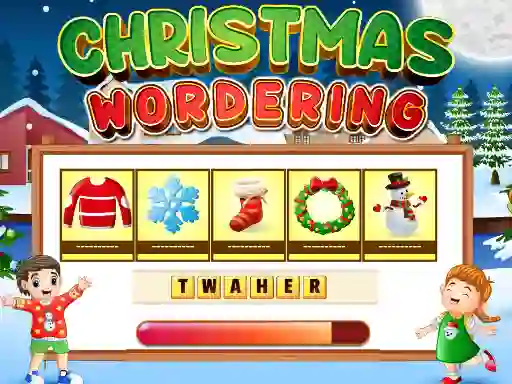 Xogo Xmas wordering en liña
