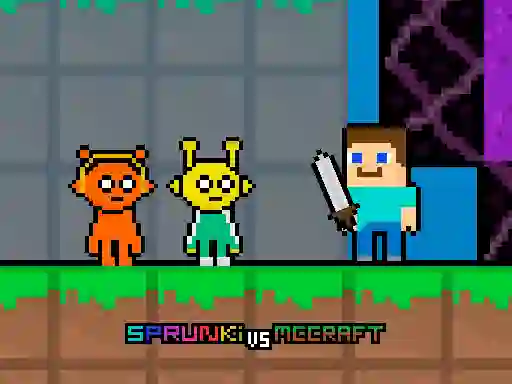 Xogo Sprunki vs MCCraft en liña