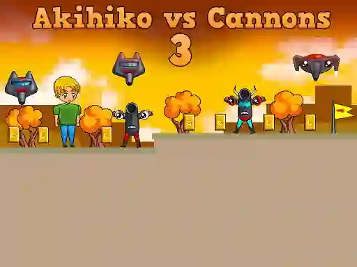 Xogo Akihiko vs Cannons 3 en liña