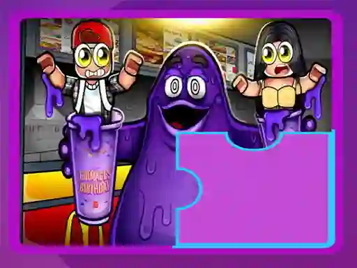 Xogo Grimace Shake Puzzle en liña
